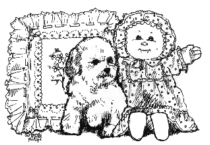 Bichon & Doll